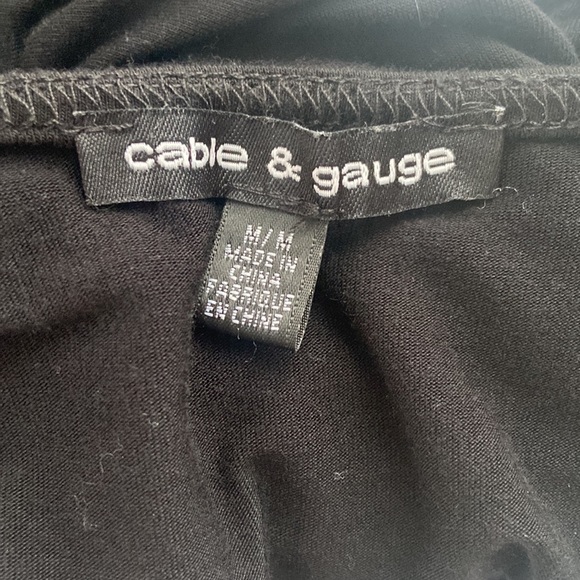 CABLE & Gauge l Black Tank Top - Picture 5 of 6